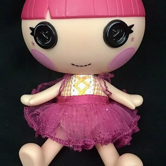 Lalaloopsy Littles Doll Twisty Tumbelina Cute Pink Hair Gold Crown MGA Toy - Picture 12 of 12